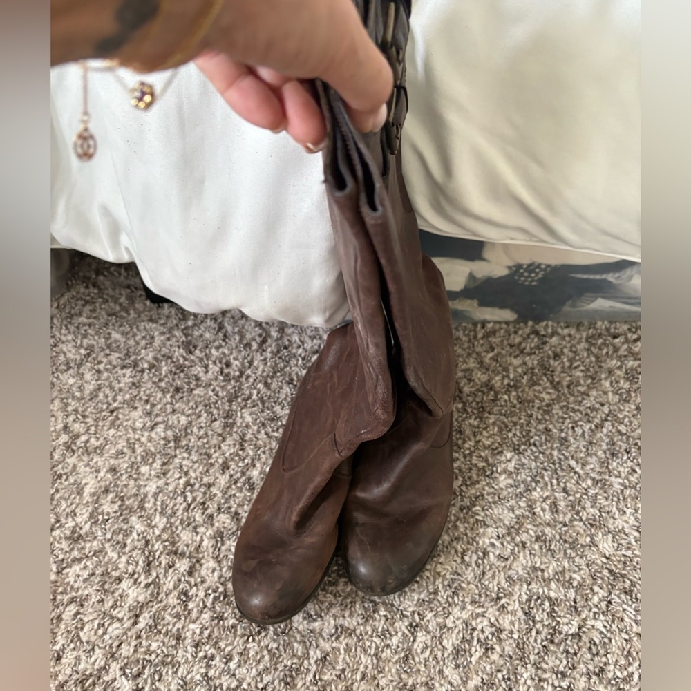 Brown Leather Boots